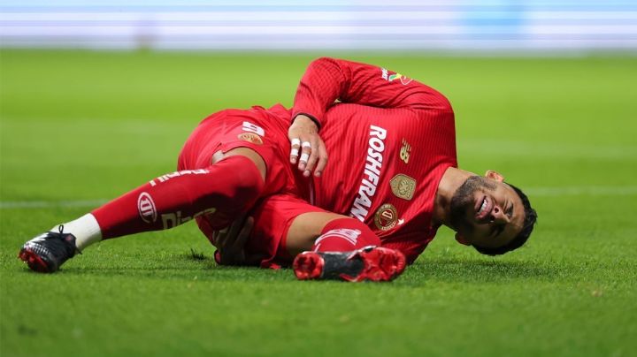 Toluca a la final sin su capitán; Alexis Vega se perderá la ida ante Tigres UANL por su lesión muscular