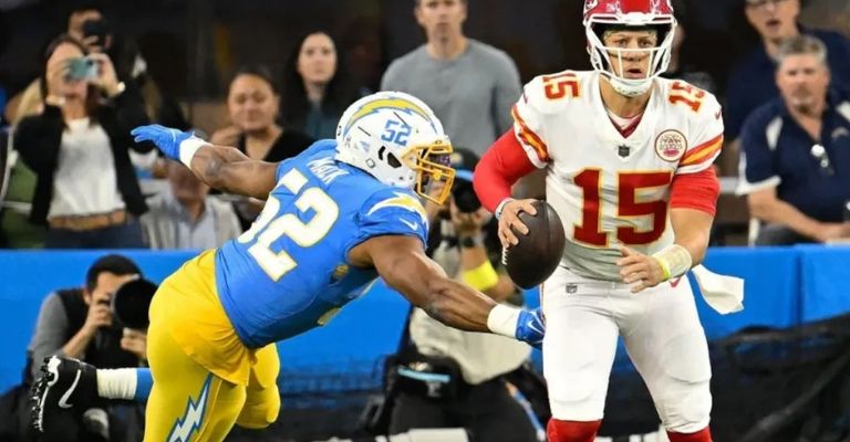 Mahomes no había etsado en esta situación