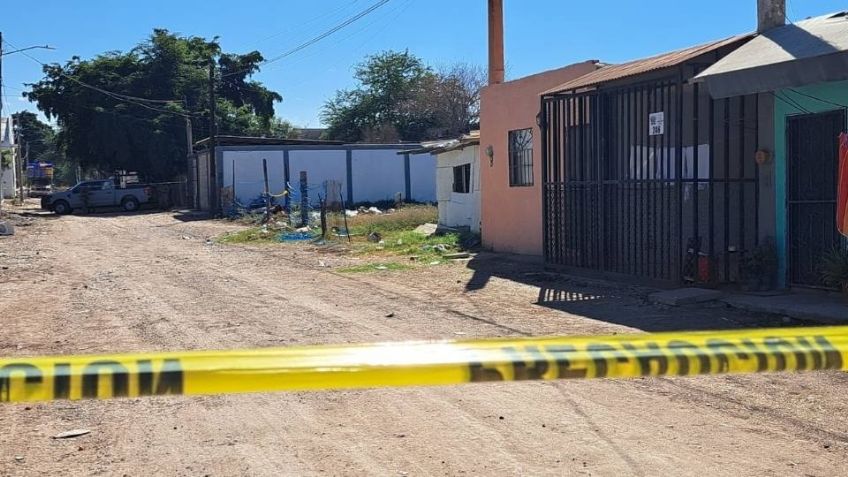 Ataque armado en casa de madera y cartón deja un hombre sin vida y mujer herida en Culiacán