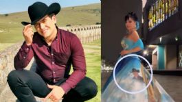 Foto que representa a Maribel Guardia conmueve con vestido guadalupano que incluye el rostro de su hijo, Julián Figueroa