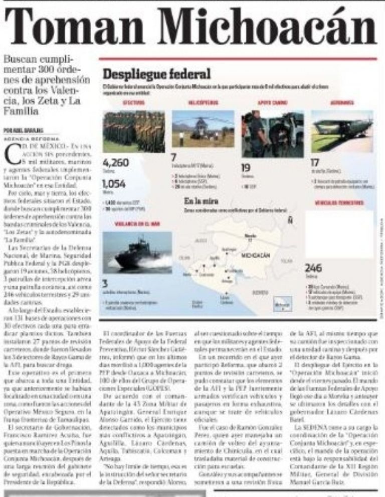 60 años, 60 historias: Inició en diciembre de 2006 la guerra de Calderón contra el narco