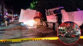Foto que representa a Tragedia en Sinaloa: Un joven paramédico muere aplastado por la caja de un dompe en Guasave
