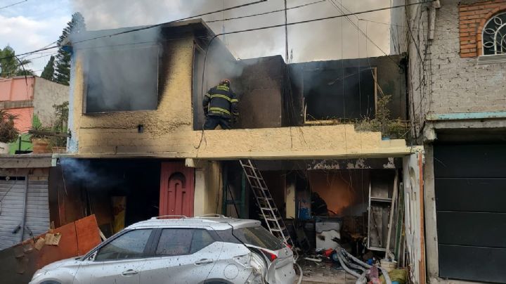 Un hombre con QUEMADURAS y una mujer DESAPARECIDA: El saldo de un INCENDIO en Iztapalapa