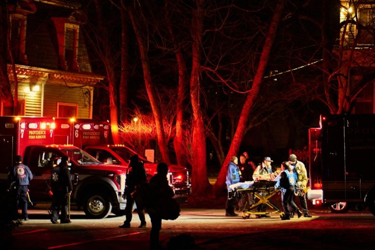 La balacera se desató este sábado en la Universidad de Brown. Foto: Facebook