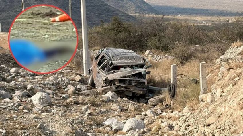 Sólo tenía 21 años: Fallece conductor tras aparatosa volcadura en una carretera de Nuevo León
