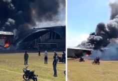 Foto ilustrativa de nota Caída de avioneta en Toluca provoca alarma; columna de humo es visible a kilómetros (VIDEOS)