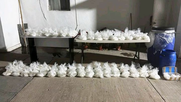 Duro golpe al narco en Sonora: Ejército asegura a tres sujetos y 85 kilos de metanfetamina