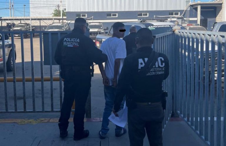 El señalado fue localizado y detenido en San Luis Río Colorado