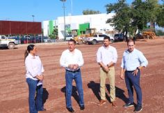 Foto ilustrativa de nota Javier Lamarque supervisa avances en pavimentación y mejora de vialidades de Ciudad Obregón