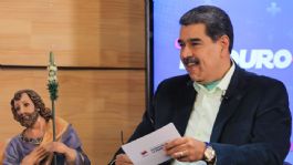 Foto que representa a Maduro advierte al presidente de Chile, José Antonio Kast: "Cuidadito le toque un pelo a un venezolano"