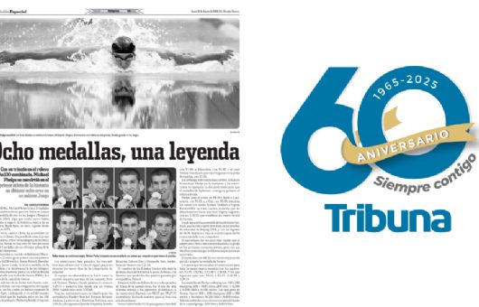 60 años, 60 historias: Phelps: Ocho medallas, una leyenda que ahoga récords