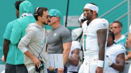 Foto que representa a Confirmado:  Los Dolphins envían a la banca a Tagovailoa por el novato Ewers