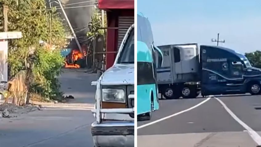 Sicarios siembran terror en Escuinapa; explosiones y balaceras obligan a suspender clases y actividades