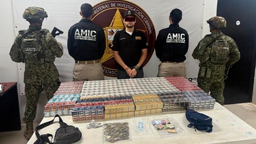 Cae sujeto con cargamento de droga y cigarros en Hermosillo; es originario de Ciudad Obregón