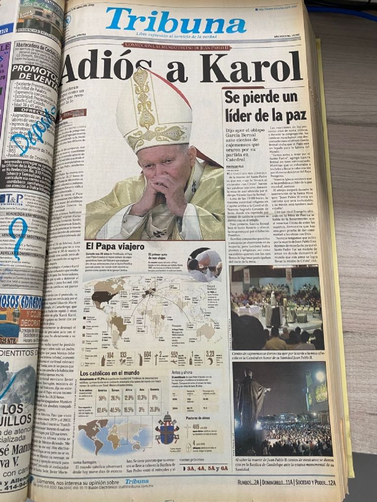 60 años, 60 historias: TRIBUNA y los Papas: portadas que marcaron la historia de la Iglesia