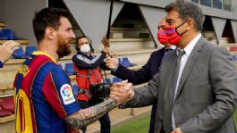 Foto que representa a Presidente del Barcelona abre las puertas para el regreso de Lionel Messi: "Ojalá nos reencontremos"