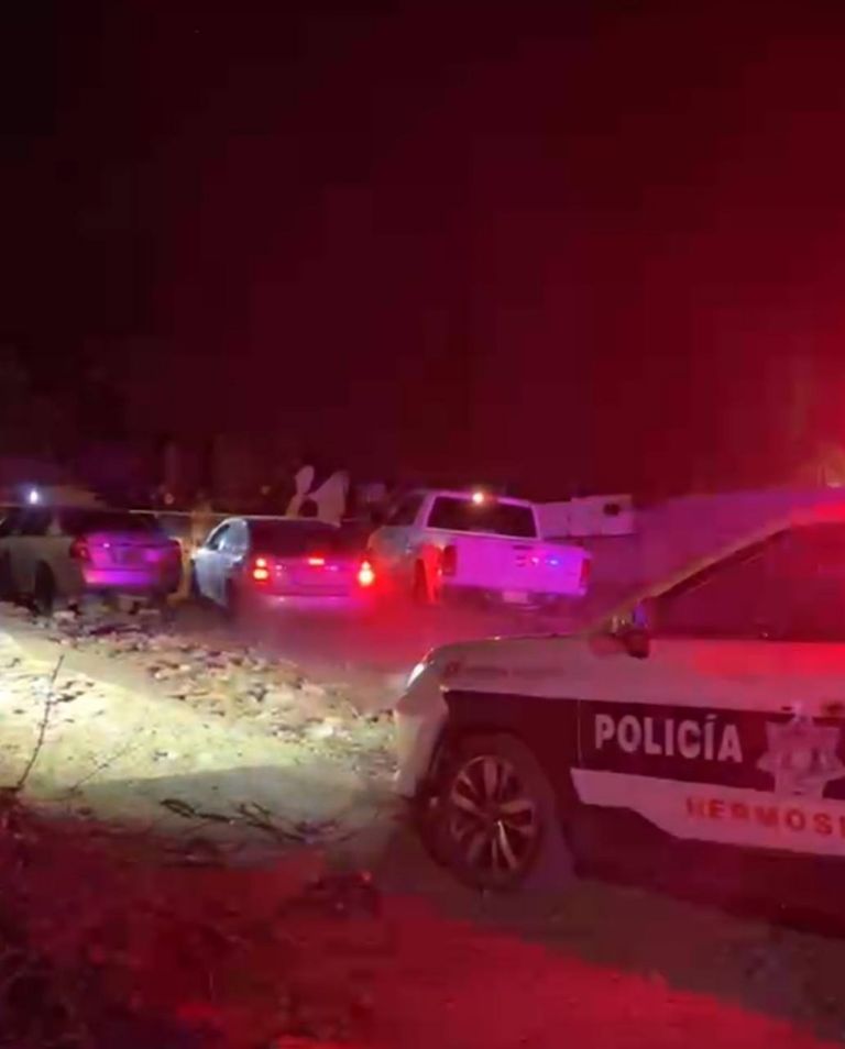 Los hechos ocurrieron la noche de este jueves, al sur de Hermosillo. Foto: Facebook