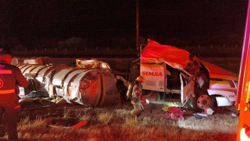 Fuerte accidente en carretera de Sonora moviliza a las autoridades; conductor resulta herido
