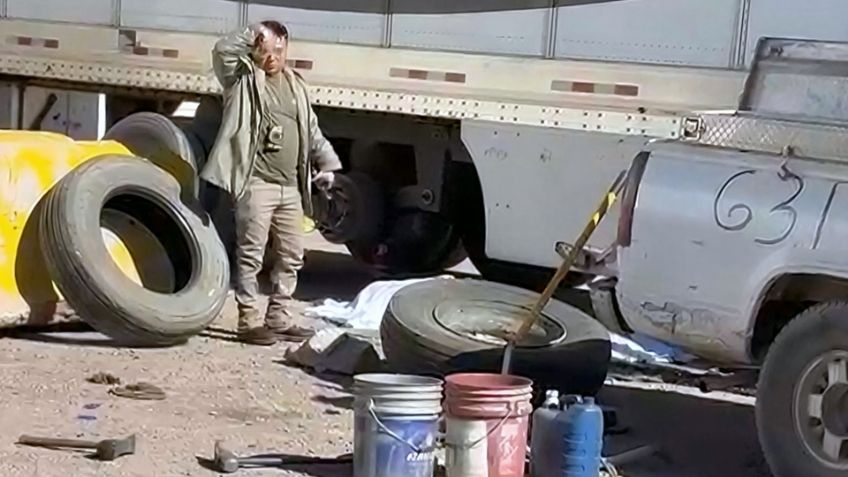 Fatal accidente laboral: Fallece hombre tras explotarle neumático de tráiler en Nogales