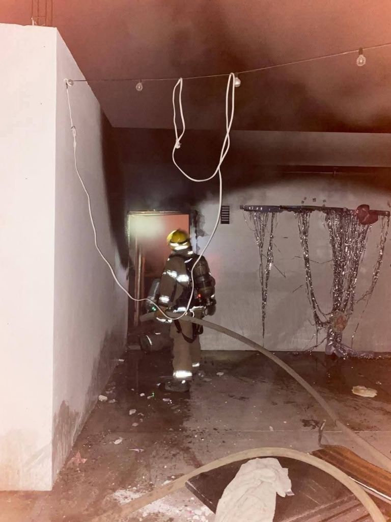 Las autoridades se movilizaron por este siniestro. Foto: Facebook