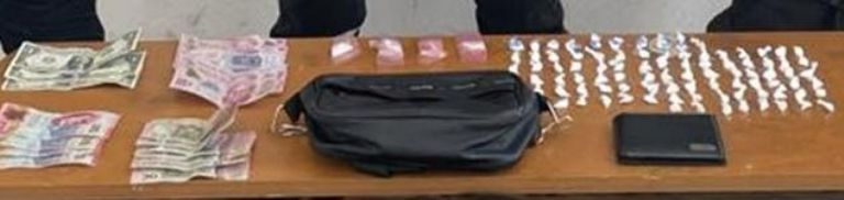 Los objetos asegurados durante el operativo de seguridad