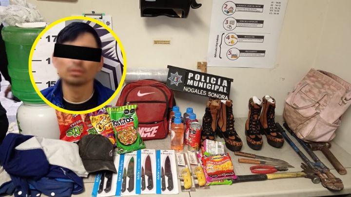 Aprovechó la suspensión de Waldo's: Sorprenden a joven ladrón dentro de sucursal en Nogales