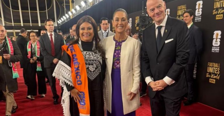 Fueron recibidas por el presidente de la FIFA, Gianni Infantino