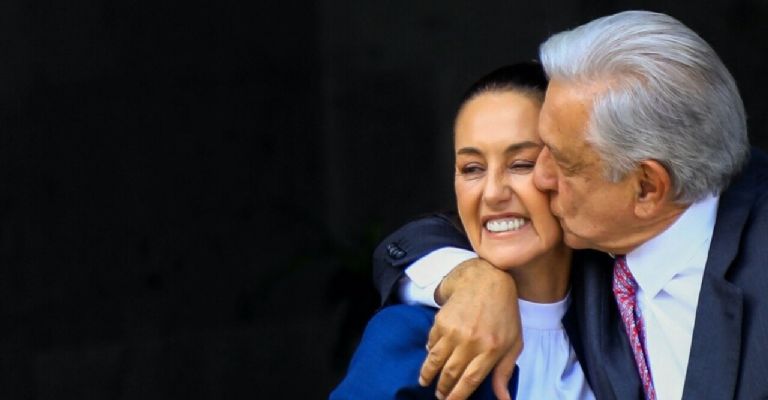 Andrés Manuel López Obrador y Claudia Sheinbaum