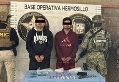 Foto ilustrativa de nota Capturan a dos sujetos, decomisan droga y aseguran una pistola durante un cateo en Hermosillo