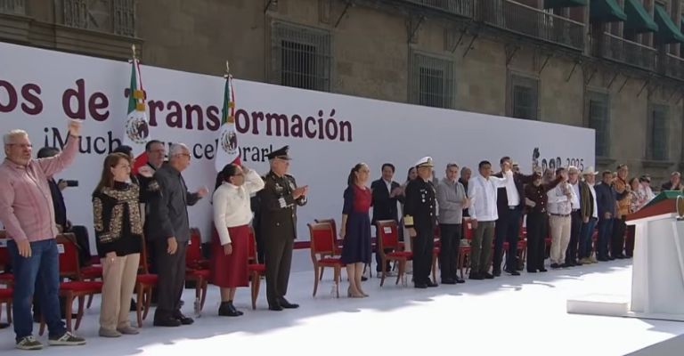 Claudia Sheinbaum en el Zócalo
