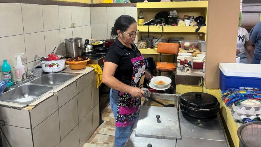 'La Micha' en Empalme: Su cocina económica cumple 22 años siendo la favorita del Mercado Municipal