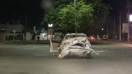 Foto que representa a Fuerte choque en Navojoa: Reportan personas lesionadas tras una colisión entre dos vehículos