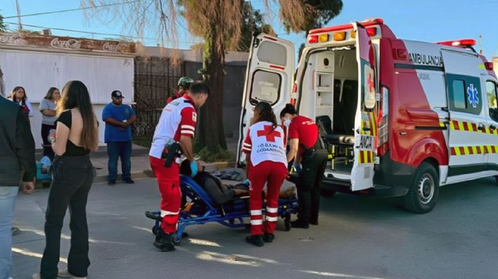 No hace alto y provoca accidente al norte de Hermosillo; motociclista resultó con heridas graves