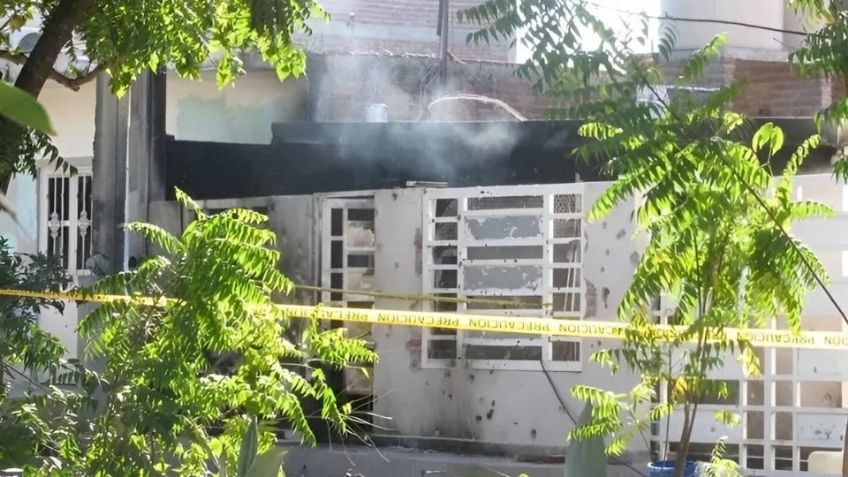 Pareja de esposos muere durante ataque a balazos y con explosivos a un domicilio de Mazatlán