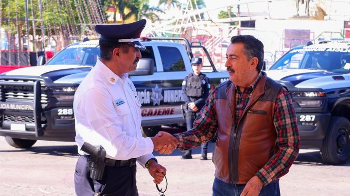 Entrega Javier Lamarque cinco nuevas patrullas a Policía Municipal en Ciudad Obregón