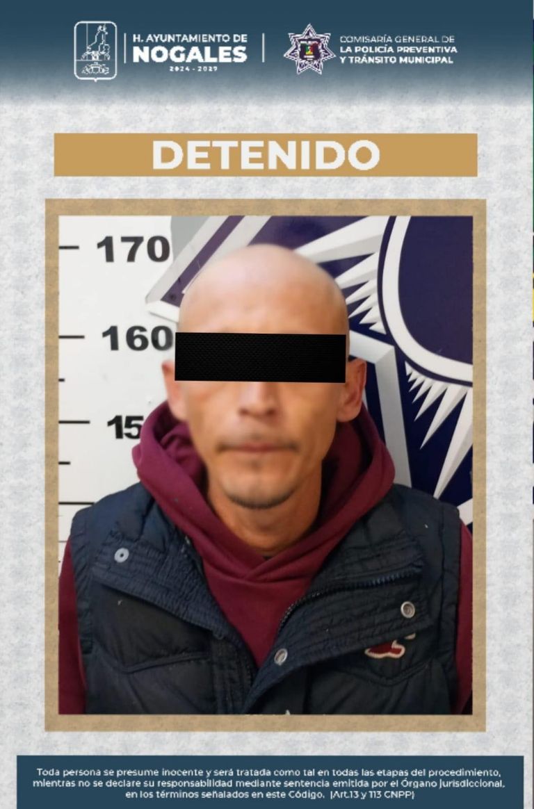 El detenido fue identificado como Luis G. 'N.', de 41 años de edad. 