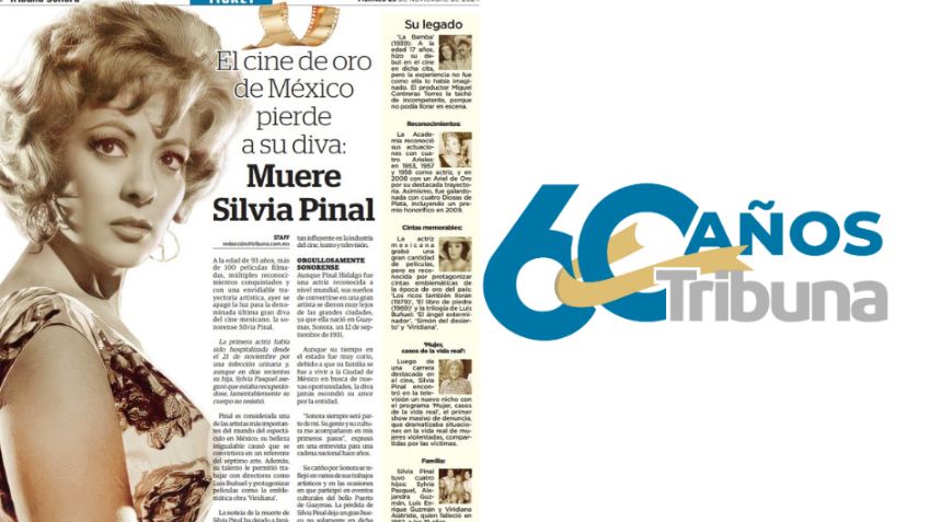60 años, 60 historias: La partida de la diva más importante del cine de oro de México
