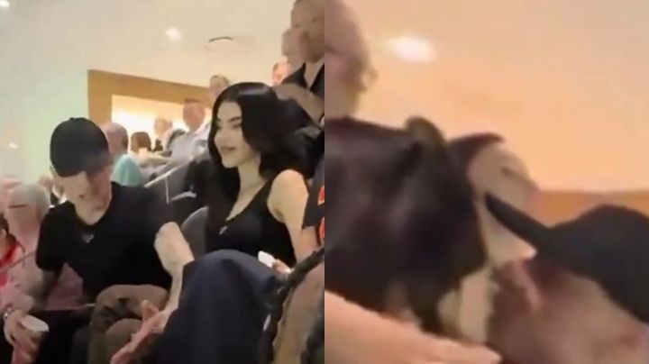 Acusan a Peso Pluma de intimidar a fans que se acercaron a pedirle una foto con Kenia OS