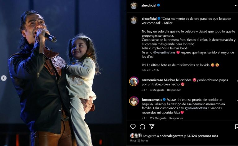 Alejandro Fernández celebra el cumpleaños de su hija