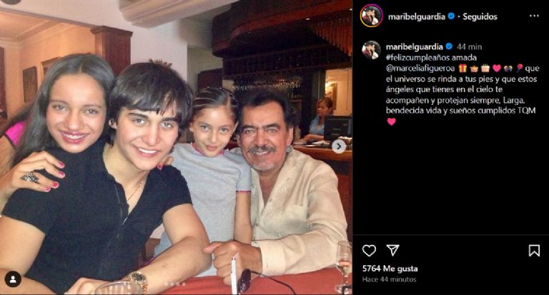Maribel Guardia felicita Marcelia Figueroa por su cumpleaños