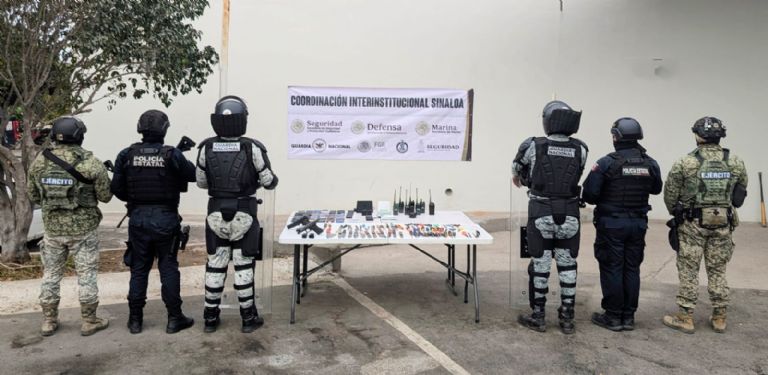 Localizan armas en penales de Sinaloa