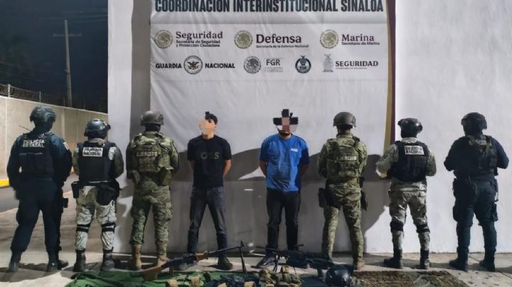 Enfrentamiento armado en Sinaloa deja tres detenidos y armamento asegurado
