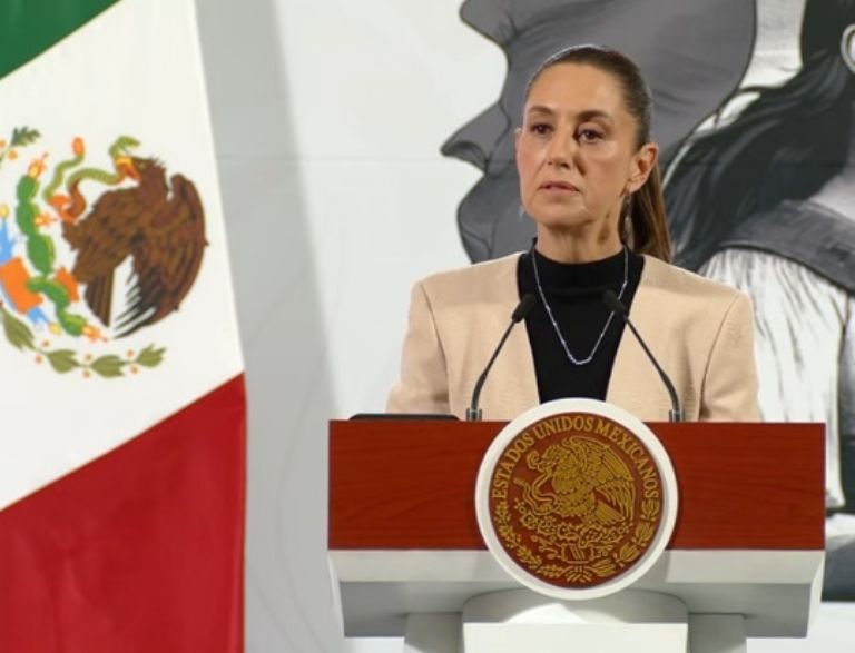 Claudia Sheinbaum en su conferencia 'Mañanera del Pueblo'. Foto: Facebook