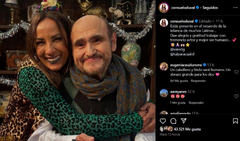 Consuelo Duval manda mensaje a Édgar Vivar