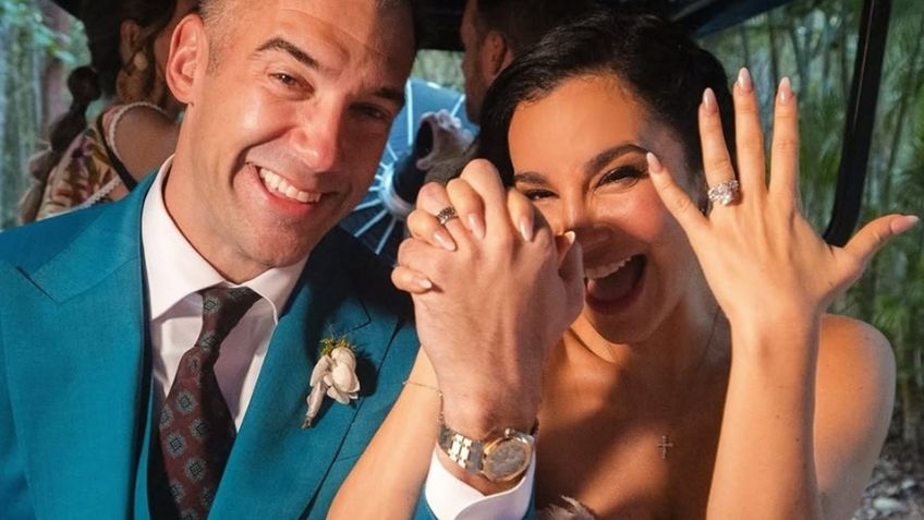 Martha Higareda dedica conmovedor mensaje a su nuevo esposo y sacude a las redes sociales