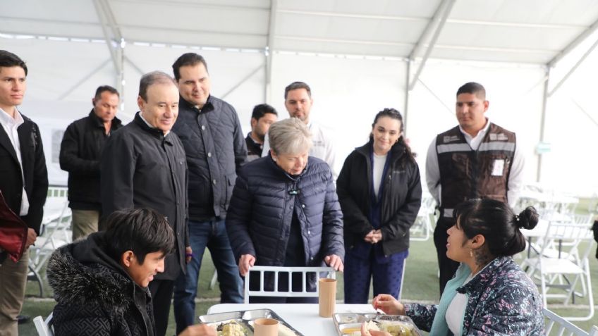 Alicia Bárcena supervisa atención a migrantes deportados por Sonora