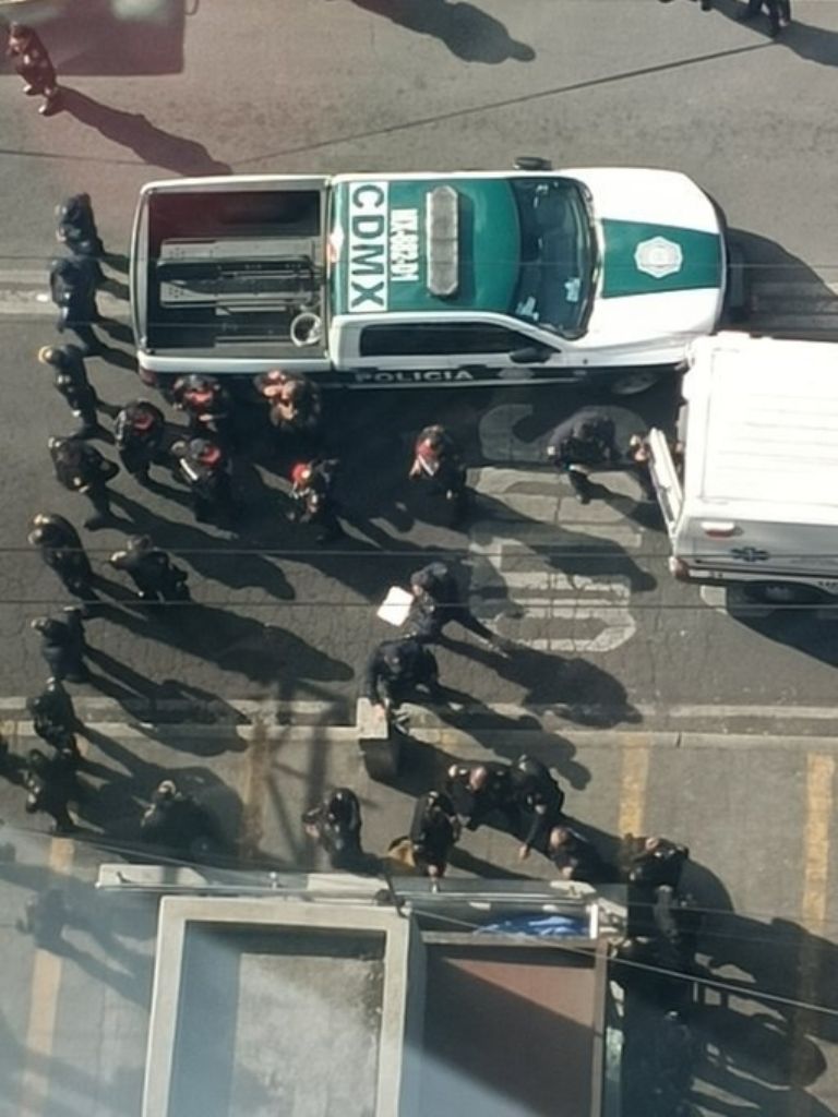 Balacera en insurgentes Sur