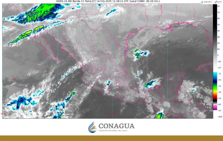 Clima en México HOY viernes 14 de febrero 2025. Foto: Conagua