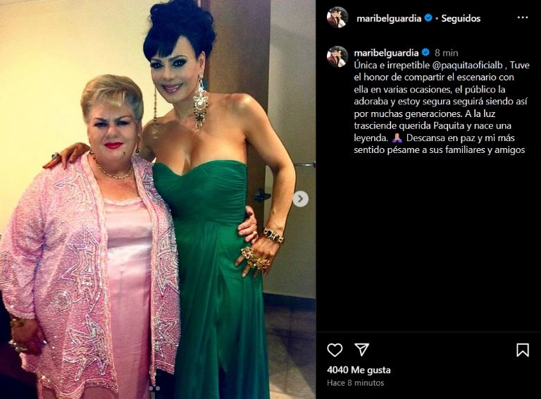 Famosos sufren la muerte de Paquita la del Barrio