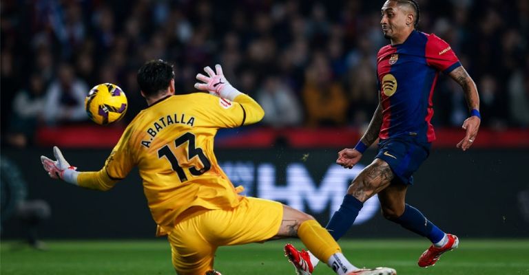 Raphinha también tuvo sus oportunidades